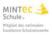 Logo MintEC der Schulen eine gelbe Pyramide