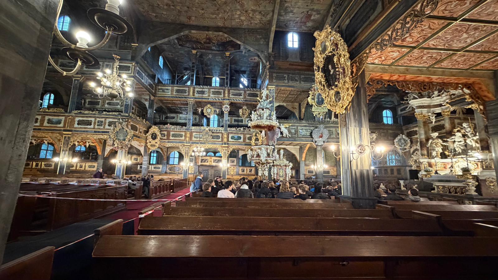 Die Friedenskirche von Swidnica von innen